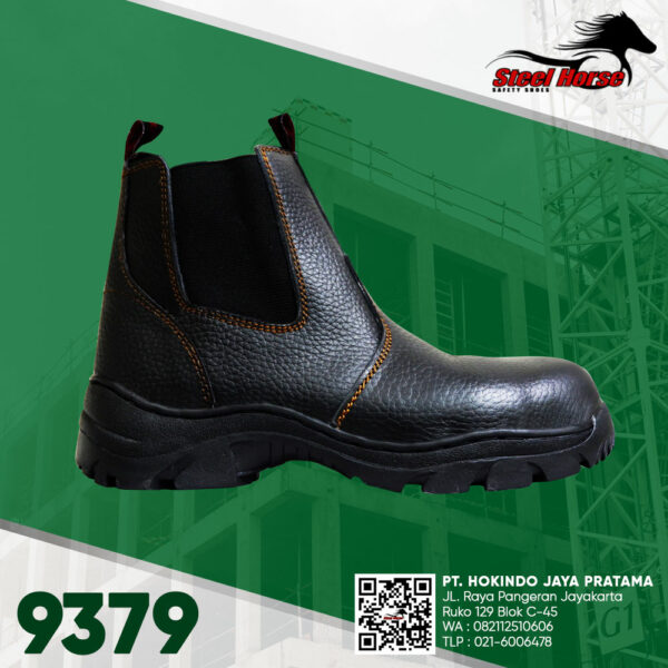 Rekomendasi Sepatu Safety Kulit Asli, ada yang lokal! - Steel Horse Safety Shoes 9379