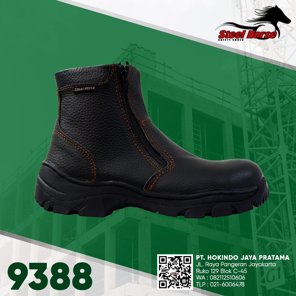 Rekomendasi Sepatu Safety Kulit Asli, ada yang lokal! - Steel Horse 9388